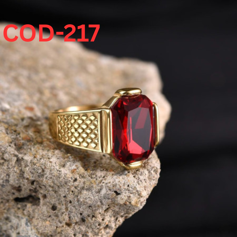 Vip অরজিনাল রুবি পাথর হাতের আংটি-217